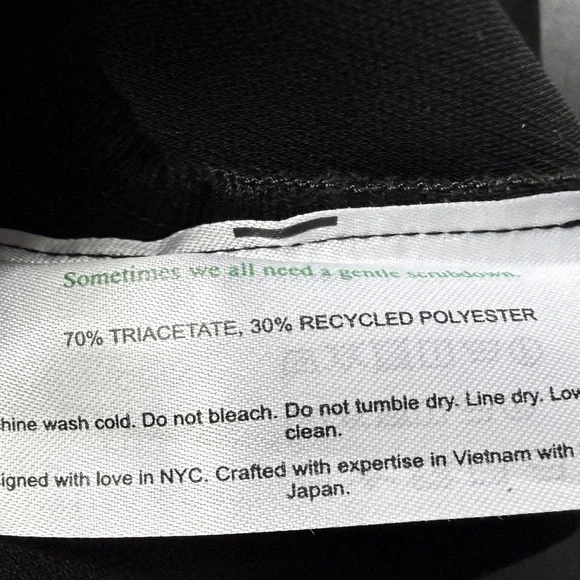 MM LaFleur The Kinsley Dress Everyday Crepe Black Contrast Stitching NWT Size 18 - Picture 11 of 11